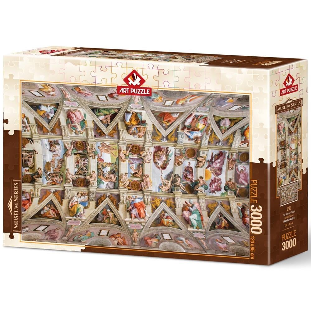 Heidi Oyuncak Art Puzzle Sistina Şapeli 3000 Parça Puzzle 5525