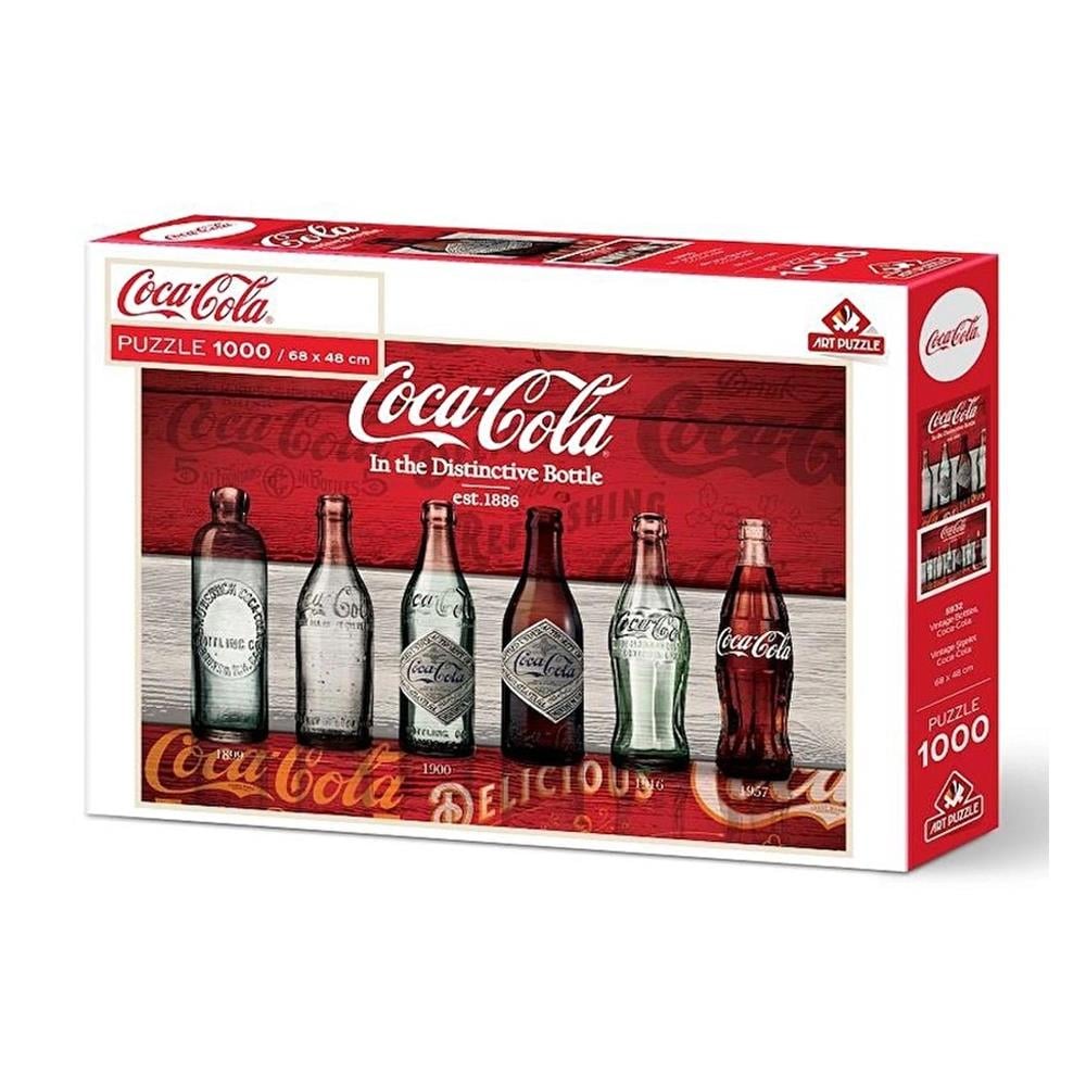 Heidi Oyuncak Art Puzzle Vintage Şişeler Coca Cola 1000 Parça 5932