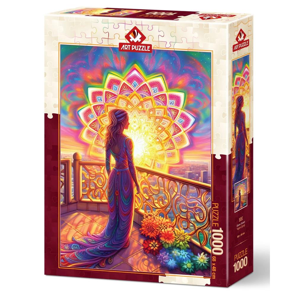 Heidi Oyuncak Art Puzzle Yaşam Çiçeği 1000 Parça Puzzle 5257