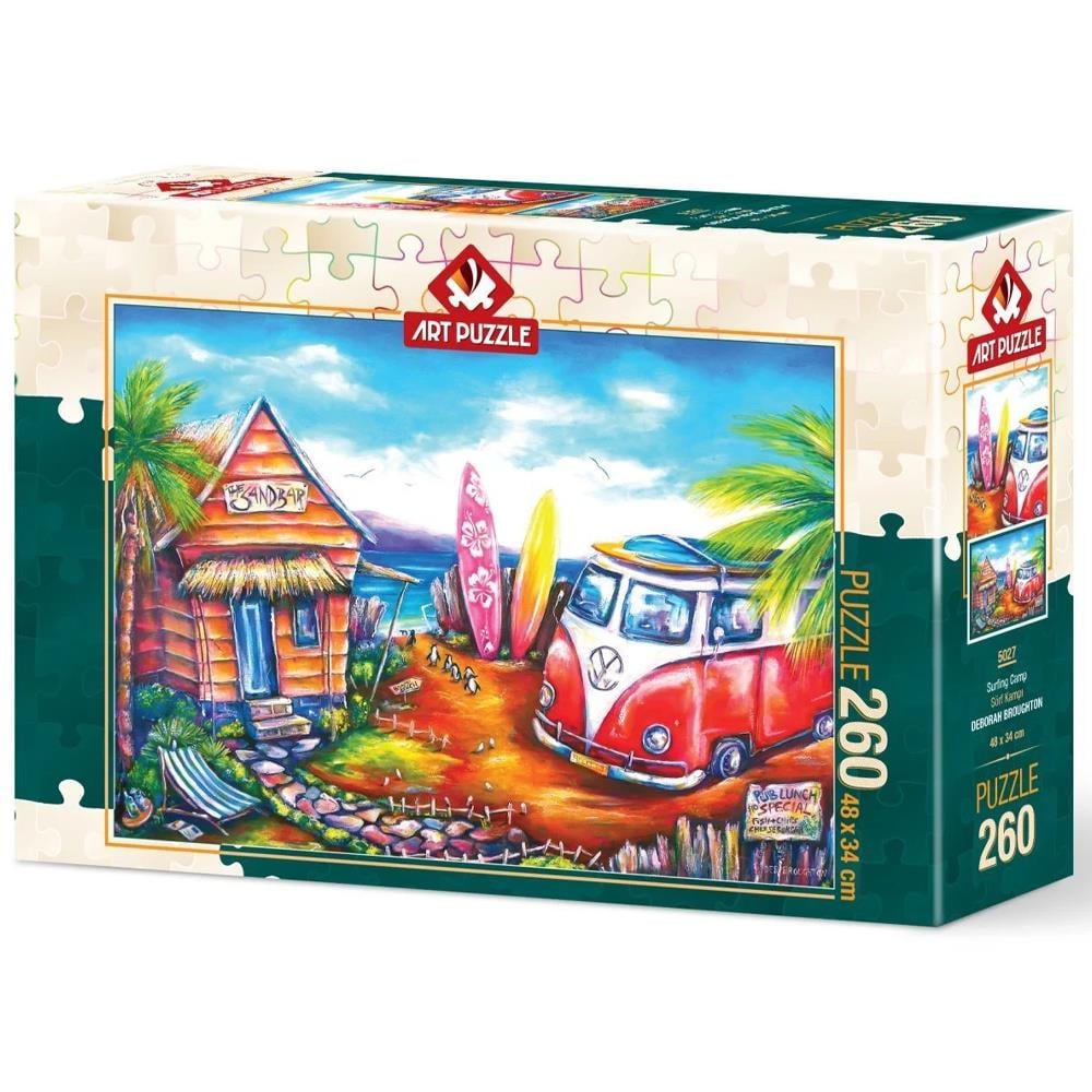 Heidi Oyuncak Sörf Kampı 260 Parça Art Puzzle 5027