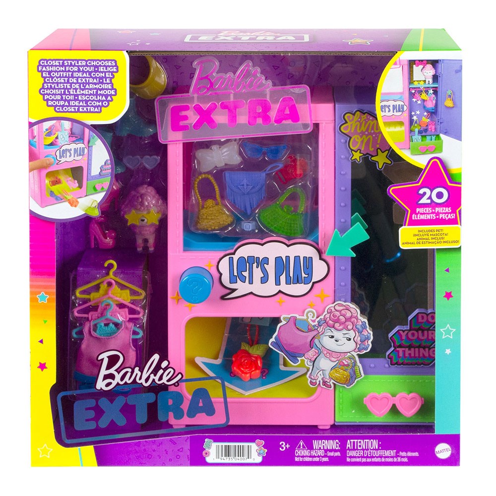 HFG75 BARBIE EXTRA KIYAFET OTOMATI OYUN SETI