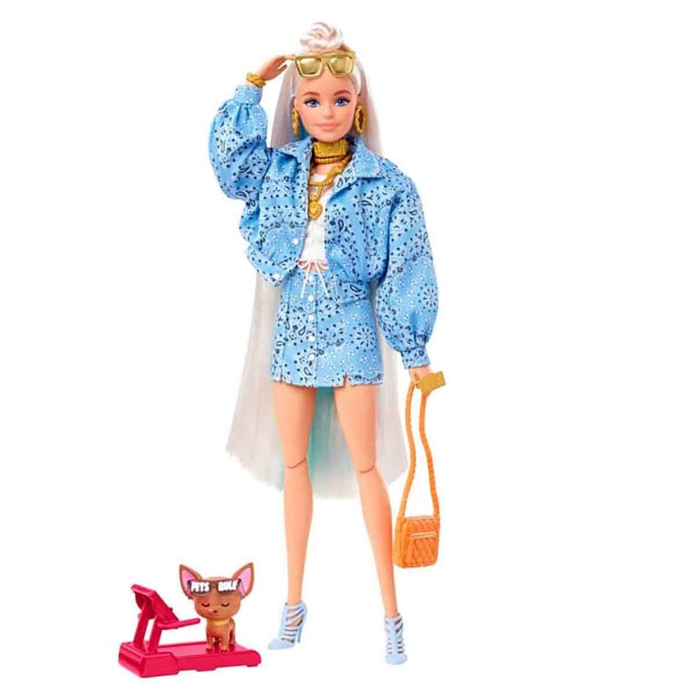 HHN08 BARBIE EXTRA - MAVI TAKIMLI BEBEK