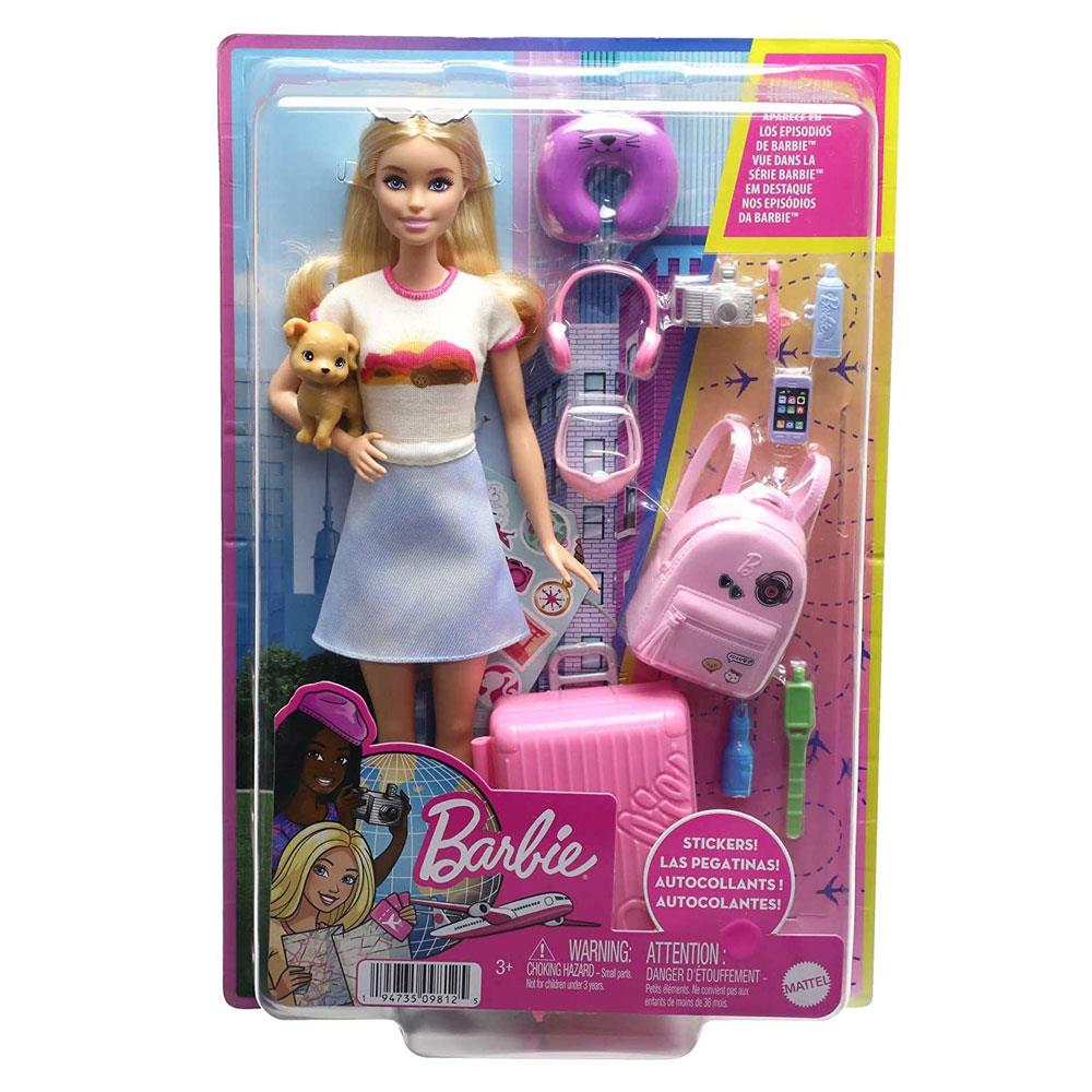 HJY18 BARBIE SEYAHATTE BEBEGI VE AKSESUARLARI