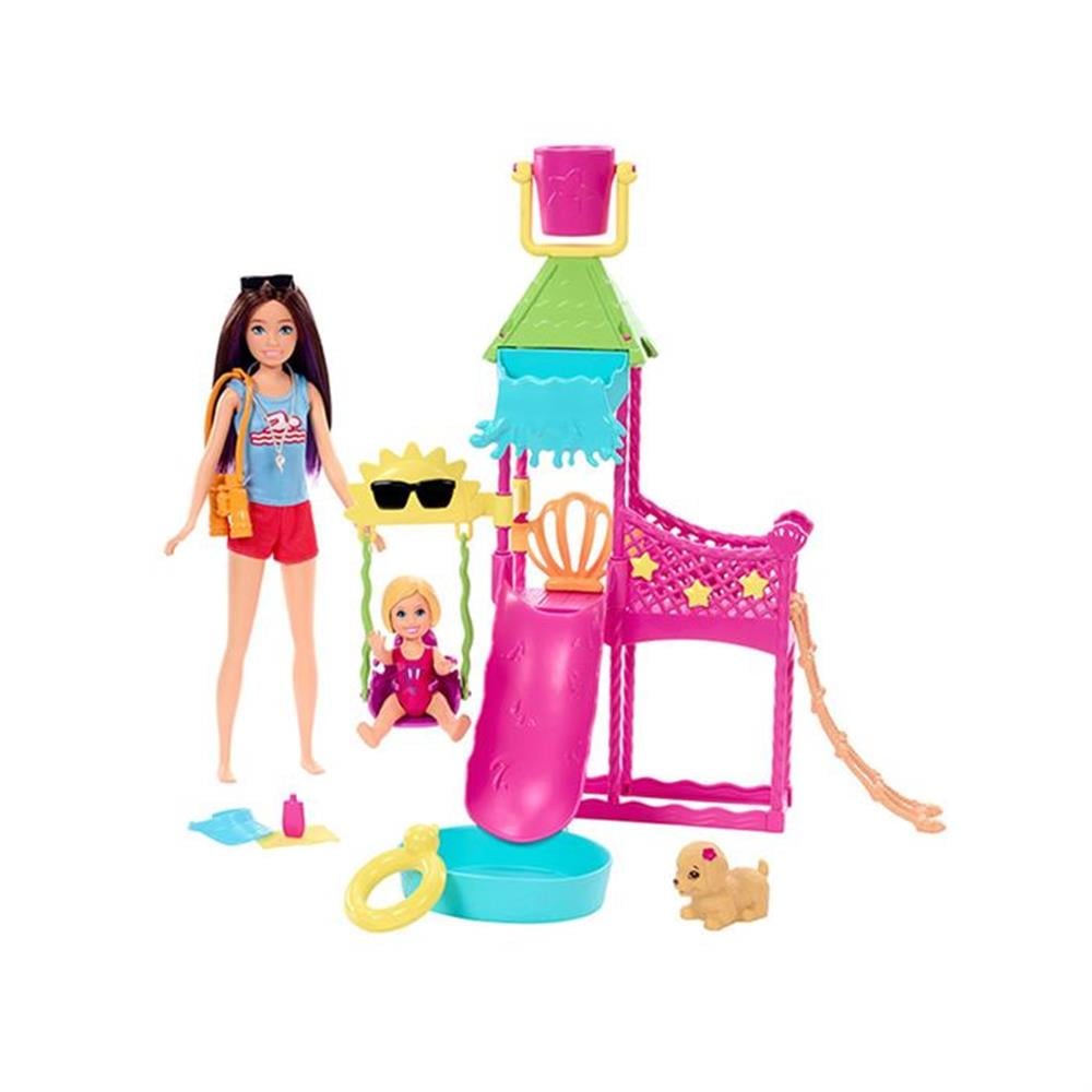 HKD80 BARBIE SKIPPER'IN SU PARKI EGELNCESI OYUN SETI