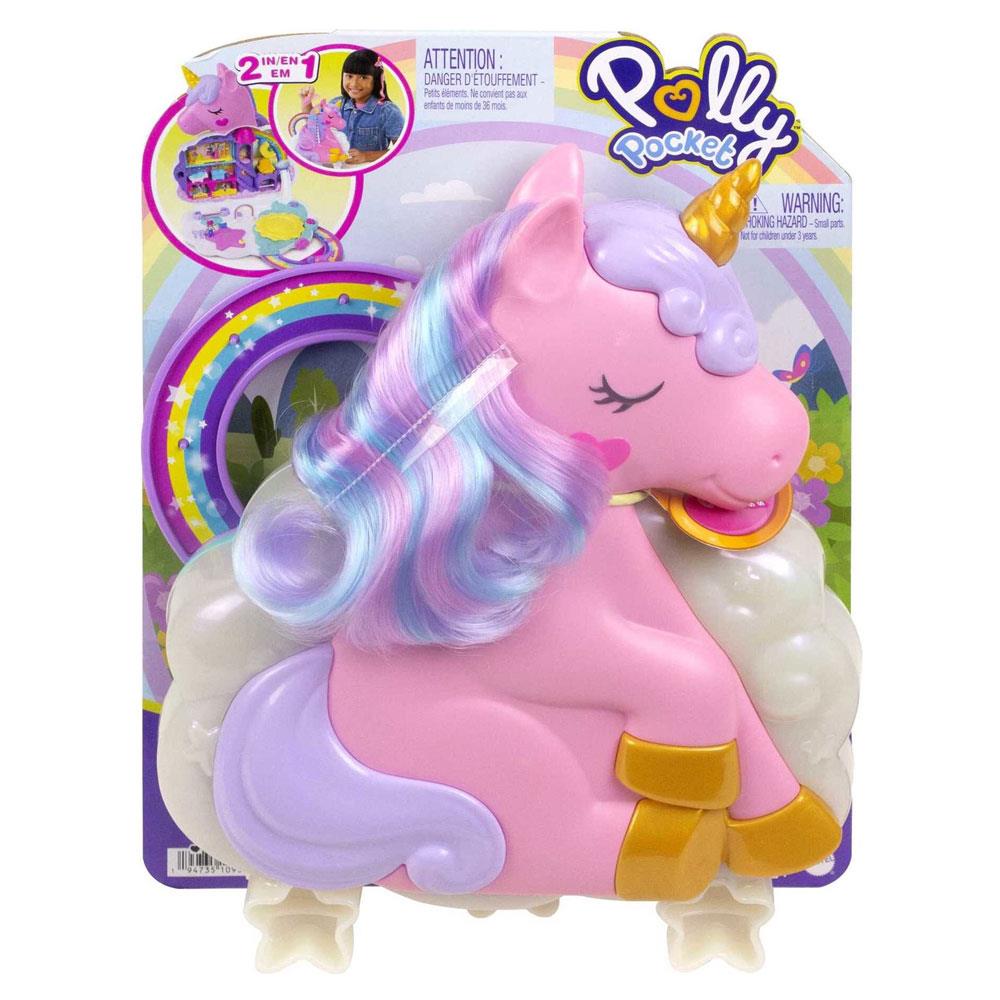 HKV51 POLLY POCKET TEK BOYNUZLU ATIN GOKKUSAGI SALONU