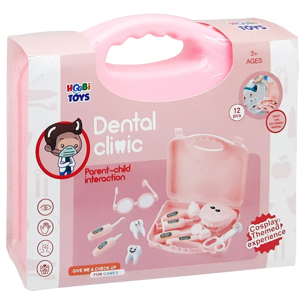 Hobi Oyuncak Çantalı Diş Klinik Seti Kız HB-16036