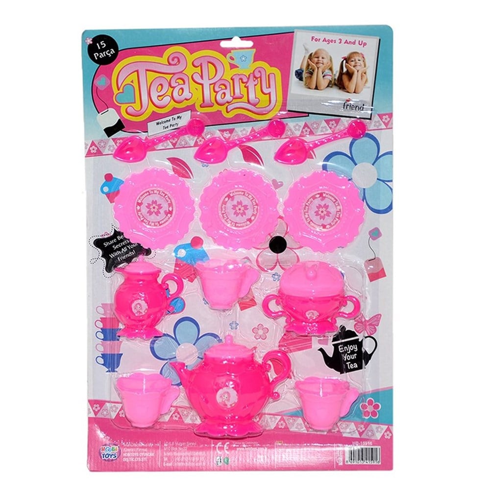 Hobi Oyuncak Kartela Çay Seti HB-15916