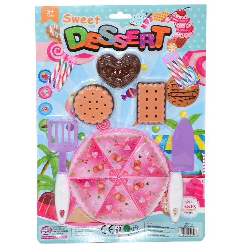 Hobi Oyuncak Kartela Pasta Seti HB-15954