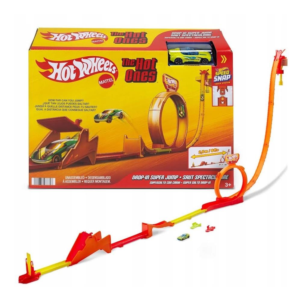 Hot Wheels Dublör Atlama Pisti Yarış Seti Oyuncağı JCX69