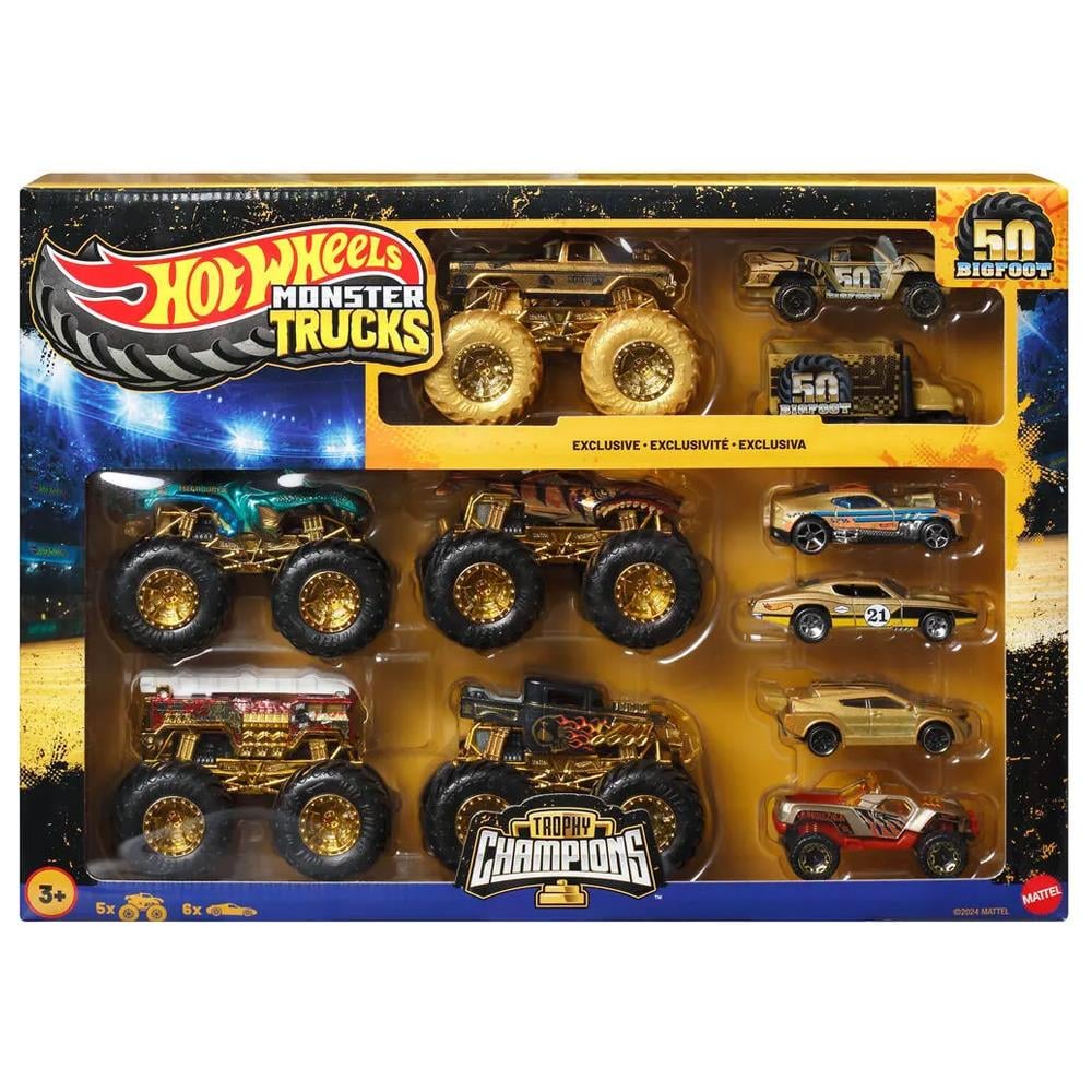 Hot Wheels Monster Trucks Çanavar Kamyon ve Şampiyon Arabalar JDW07