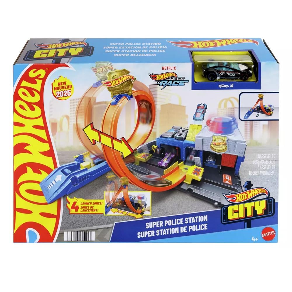 Hot Wheels Polis İstasyonu Oyun Seti JBM71