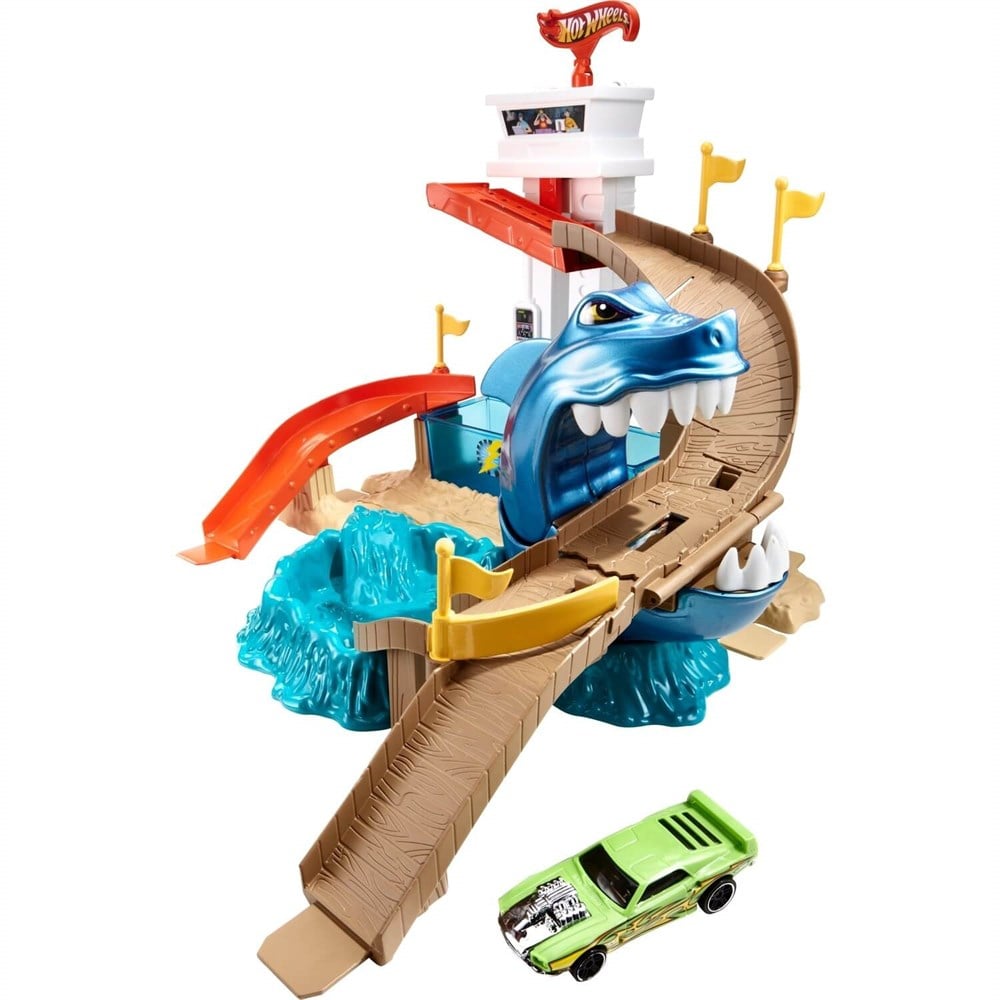 Hot Wheels Renk Değiştiren Araçlar Sharky Yarış Seti