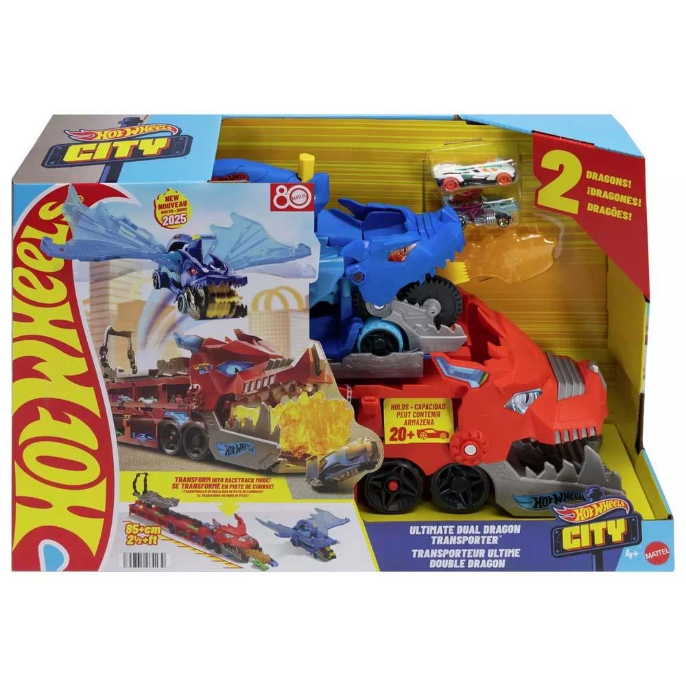 Hot Wheels Ultimate Çift Ejderha Taşıyıcı Tır JBM72