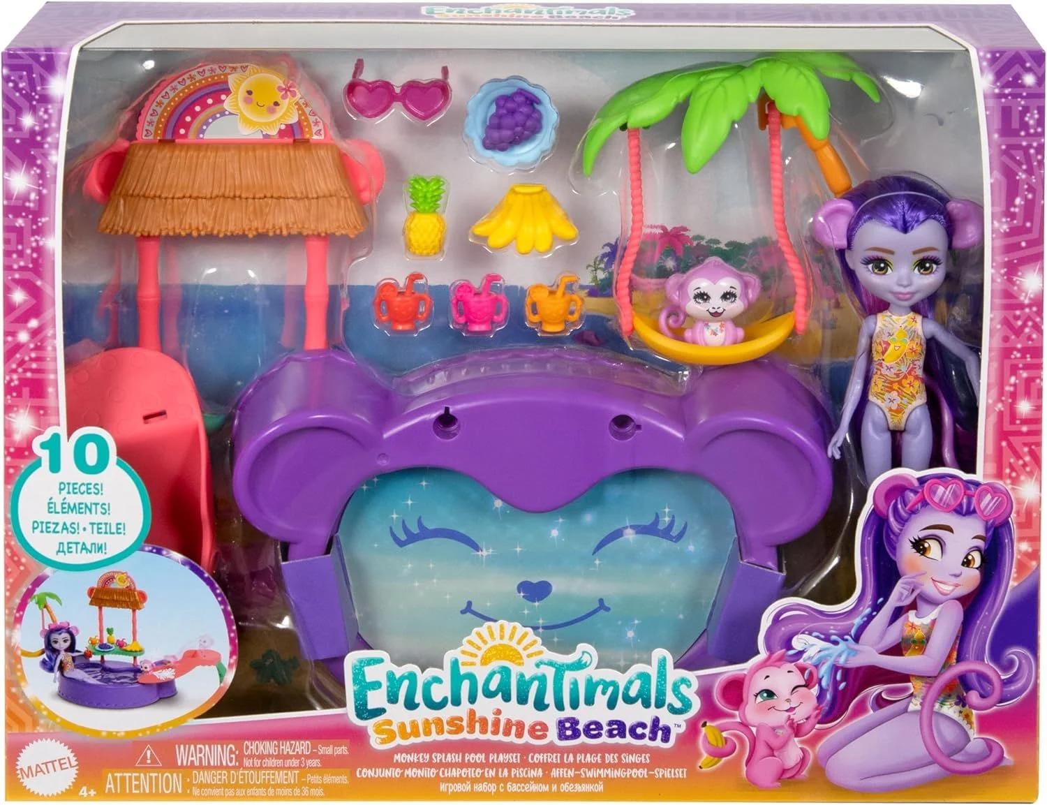 HTW73 ENCHANTIMALS EGLENCELI HAVUZ PARTISI OYUN SETI