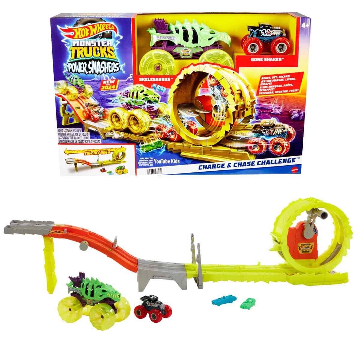 HXT05 HOT WHEELS MONSTER TRUCKS POWER SMASHERS OYUN SETI