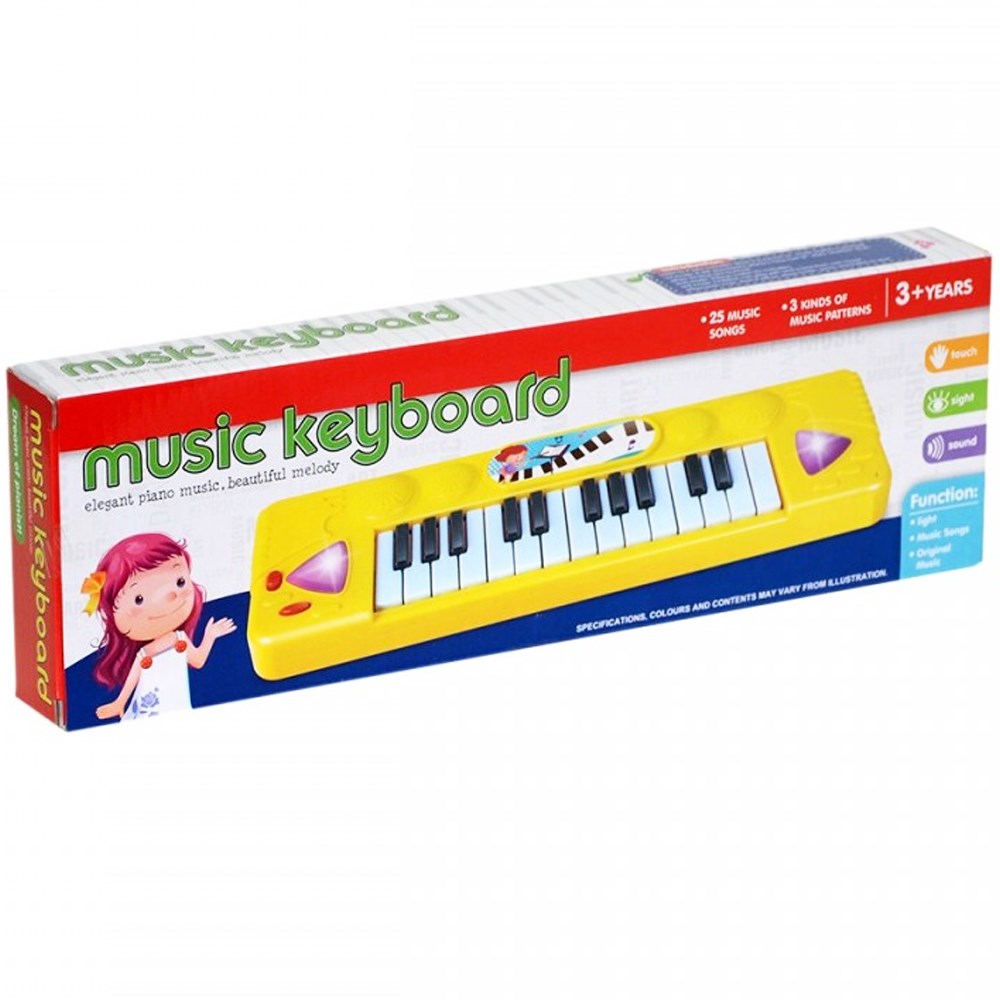 Işıklı Pilli Piano 25 Tuşlu 32 Cm FL9301