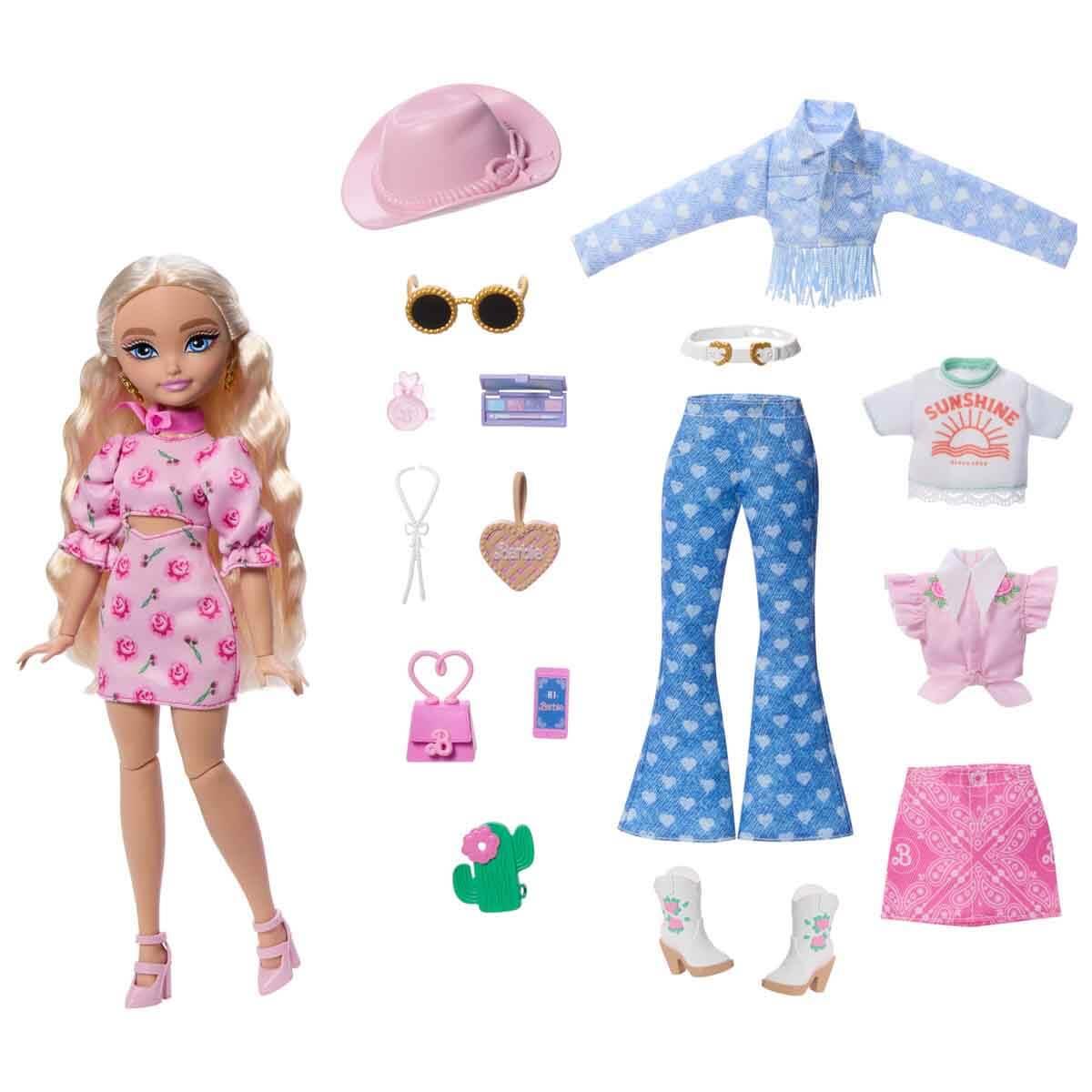 JGH87 BARBIE DREAM BESTIES FESTIVAL KOMBINLERI BARBIE MALIBU BEBEK VE AKSESUARLARI