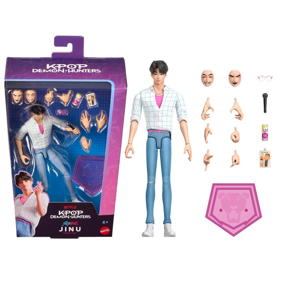 JRY33 K-POP DEMON HUNTERS - JINU AKSIYON FIGURU