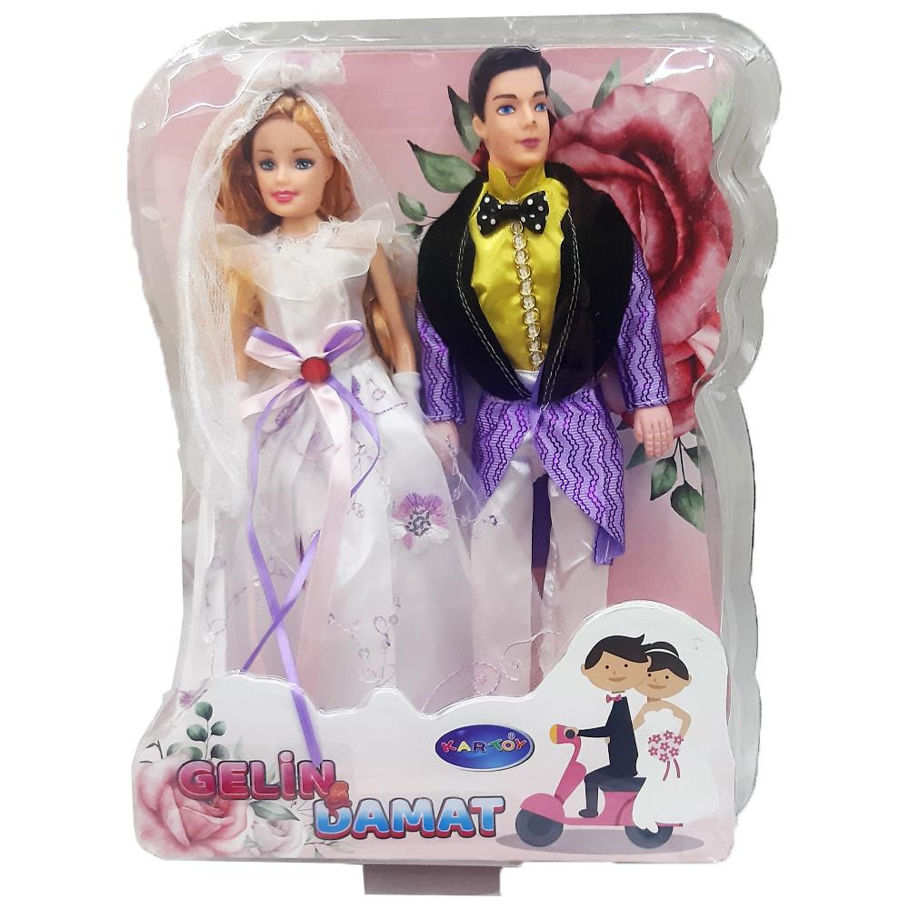 Karakuş Oyuncak Gelin Damat Bebek 111-18