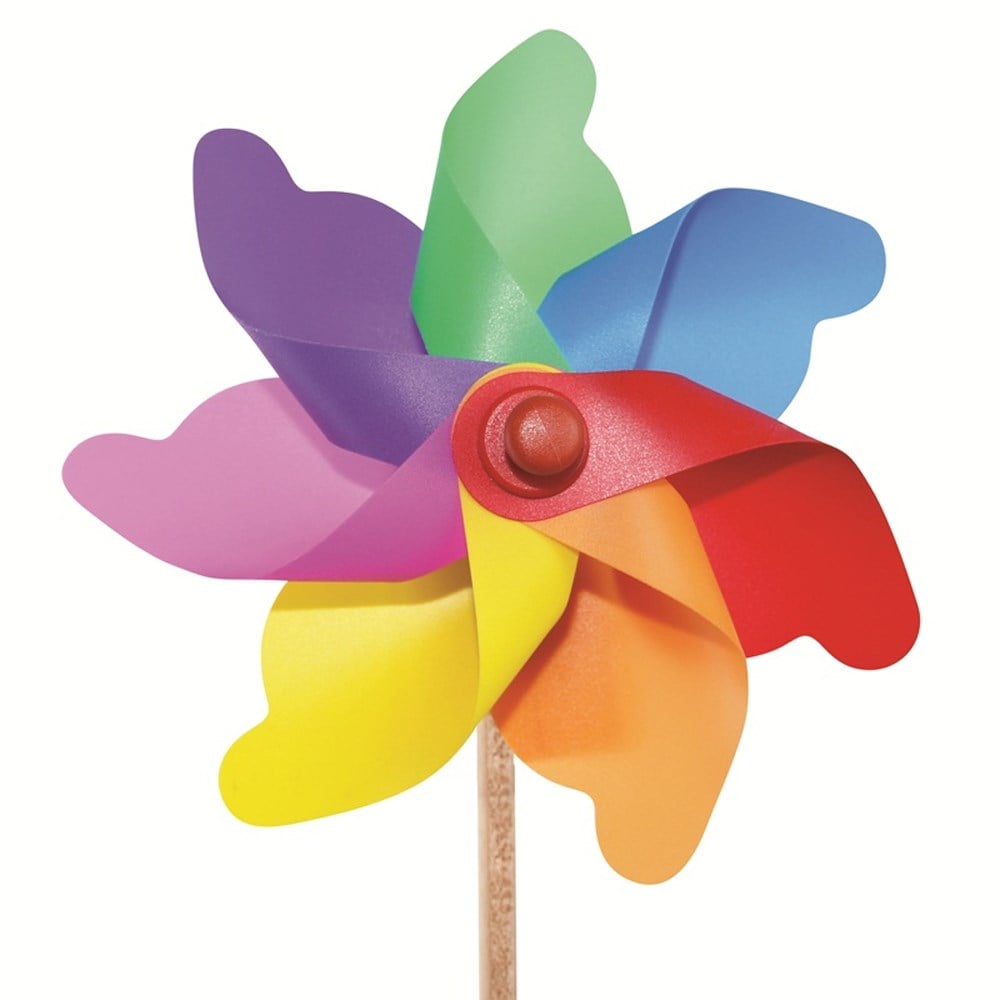 Kardeşler Oyuncak 7 Kanat 20 Cm Gök Kuşağı Rüzgar Gülü 87201