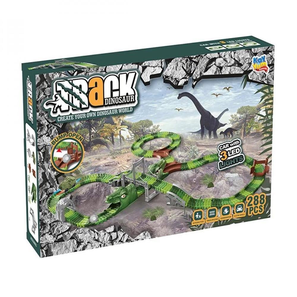 Kayyum Oyuncak Dino Tracks Yol Seti 288 Parça 8042