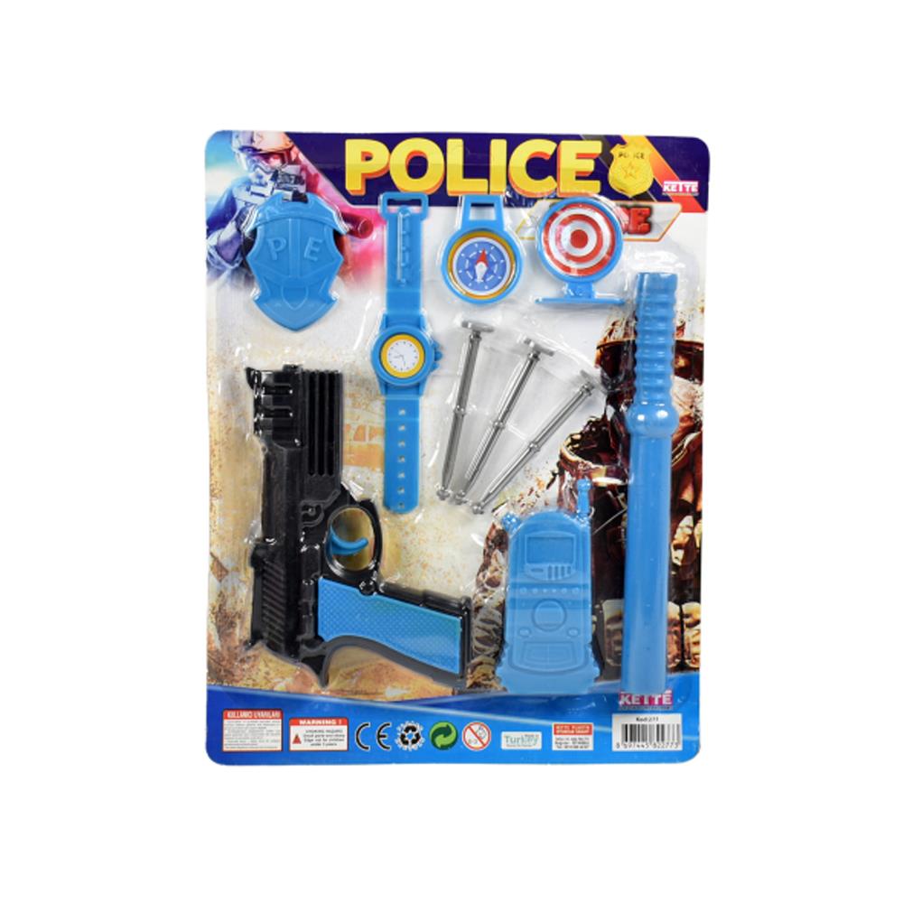 Kette Oyuncak Saatli Orta Boy Tabanca Seti KET.277