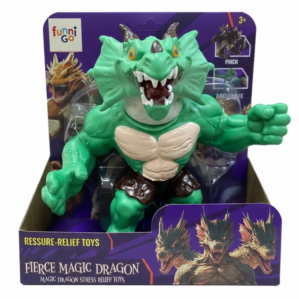 Kinder Oyuncak Stress Releıf Toy One Head Dragon