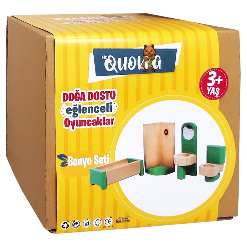 Kolat Oyuncak Quokka Sarı Banyo Seti MR0128
