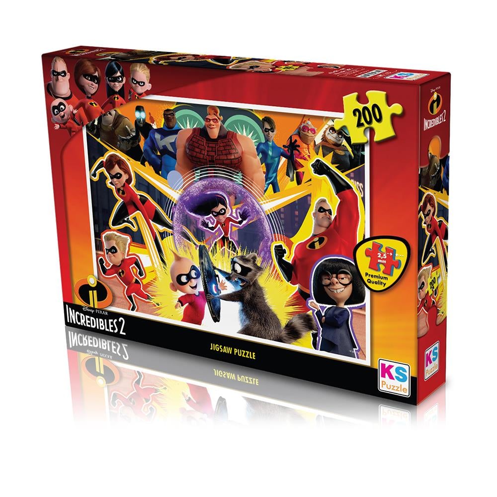 Ks Games 200 Parça Incredibles Puzzle INC 113