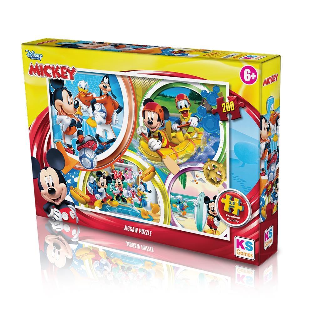 Ks Games 200 Parça Mickey Mouse Puzzle MCH 113