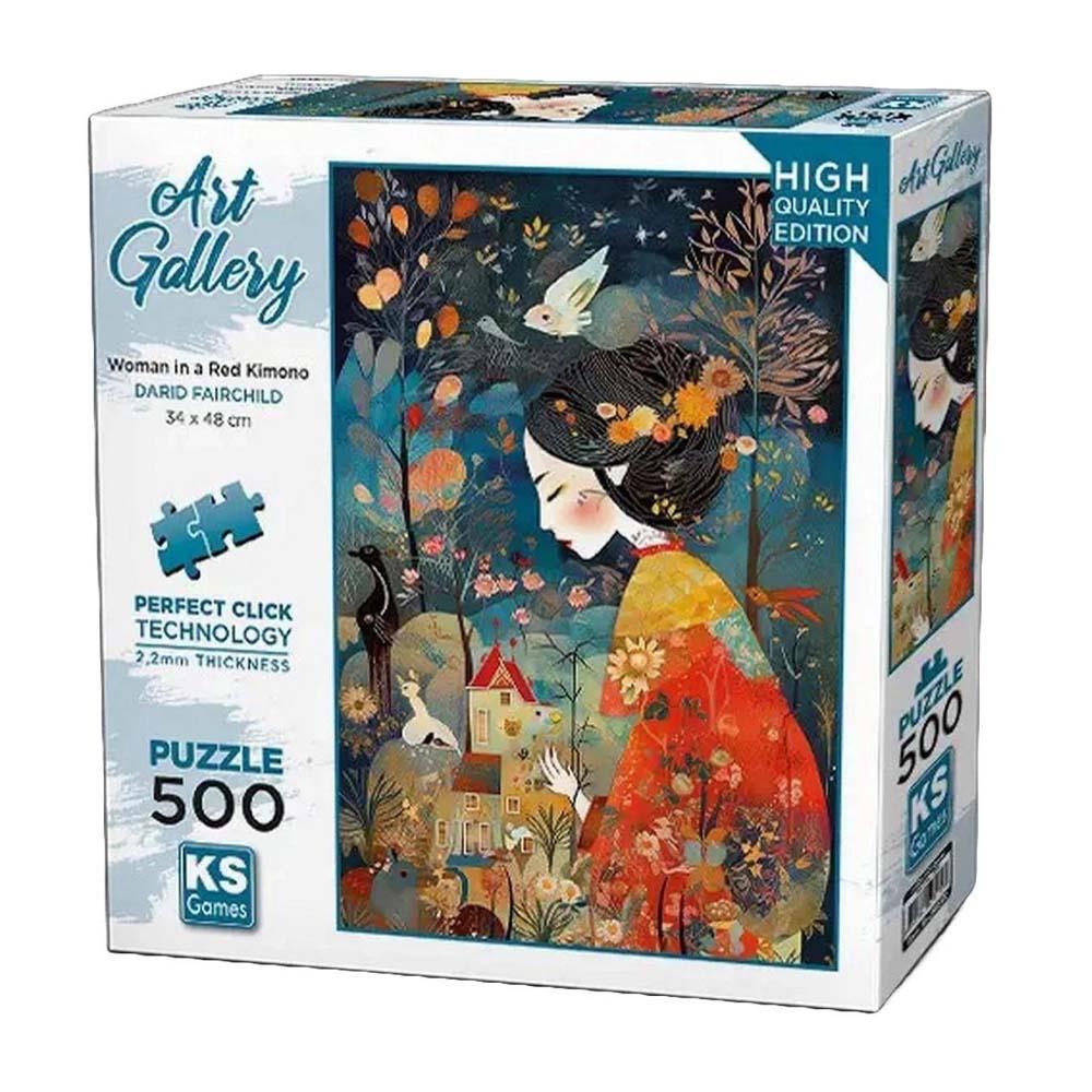 Ks Games A Woman İn Red Kimono 500 Parça 20070