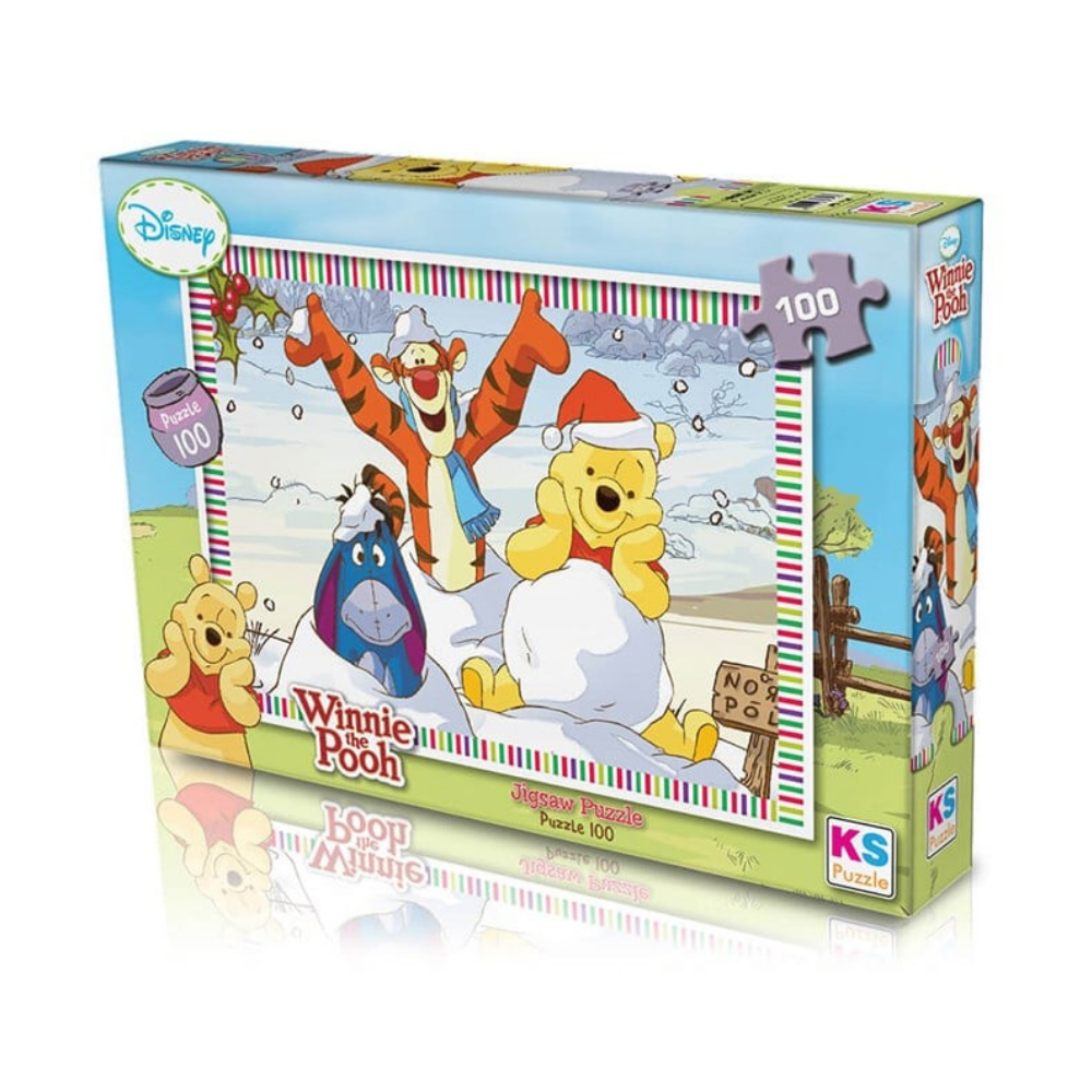 Ks Games Disney Winnie The Pooh - Puzzle (Yapboz) 100 Parça