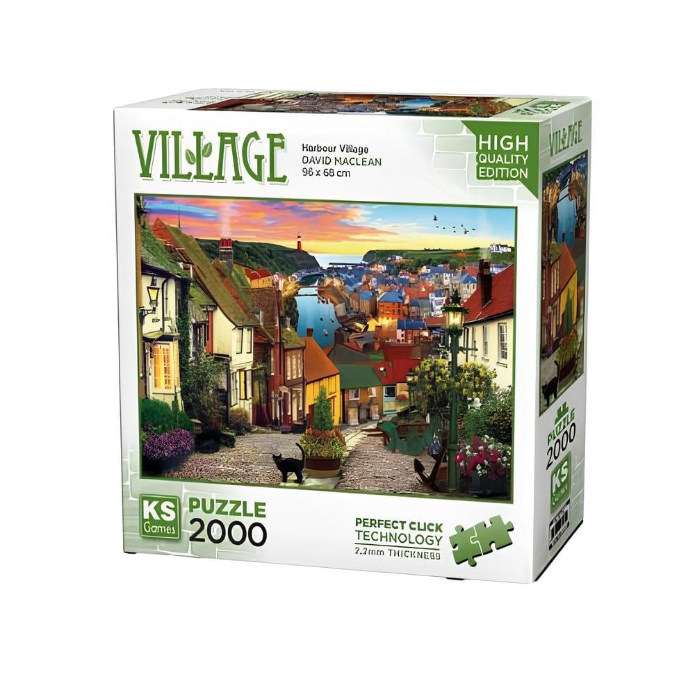 Ks Games Harbour Village 2000 Parça Puzzle 22525