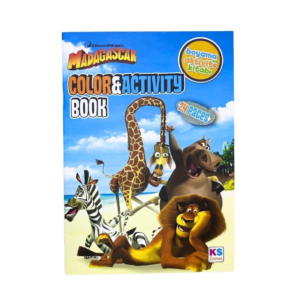 Ks Games Madagascar Boyama Ve Aktivite Kitabı 14907