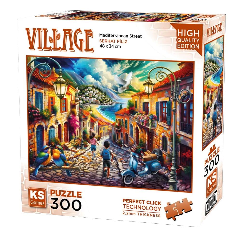 Ks Games Mediterranean Street Ks Games 300 Parça Puzzle 19260