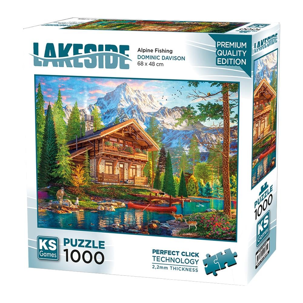 Ks Games Puzzle 1000 Parça Alphine Fishing 20815