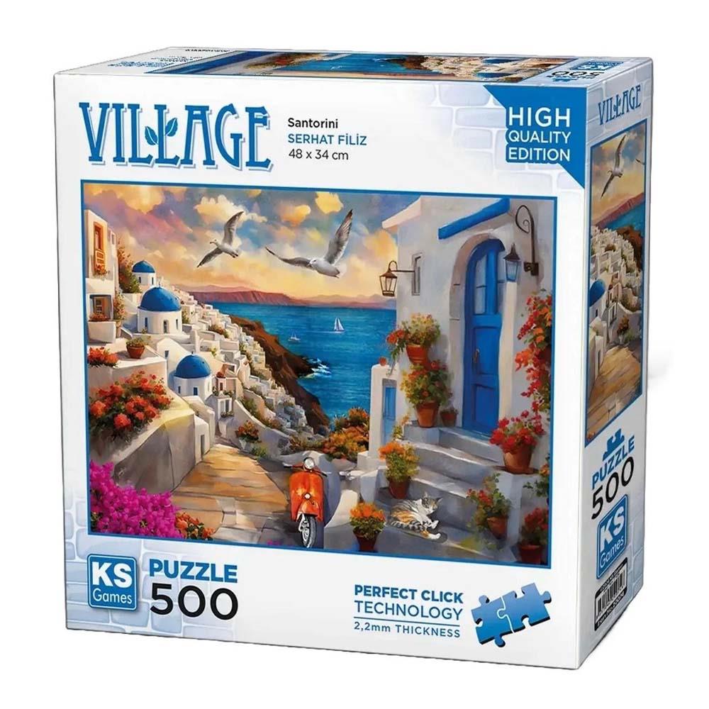 Ks Games Puzzle 500 Santorini 20074