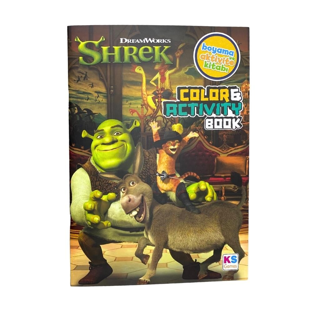 Ks Games Shrek Boyama Ve Aktivite Kitabı 15207