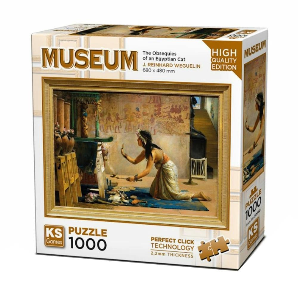 Ks Games The Obsequies Of An Egyptian Cat 1000 Parça Puzzle 20668