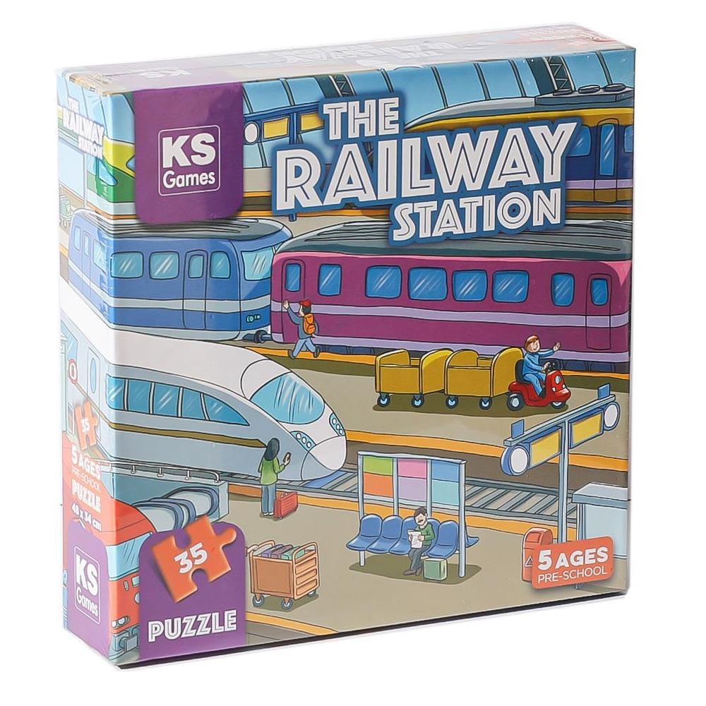 Ks Games The Railway Station Pre School Puzzle 32712