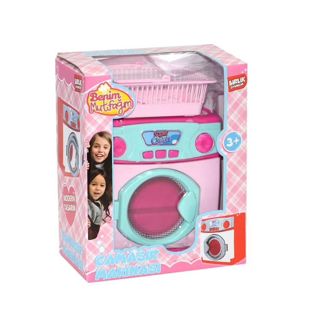 Kutulu Mini Çamaşır Makinesi Pembe FSN-005