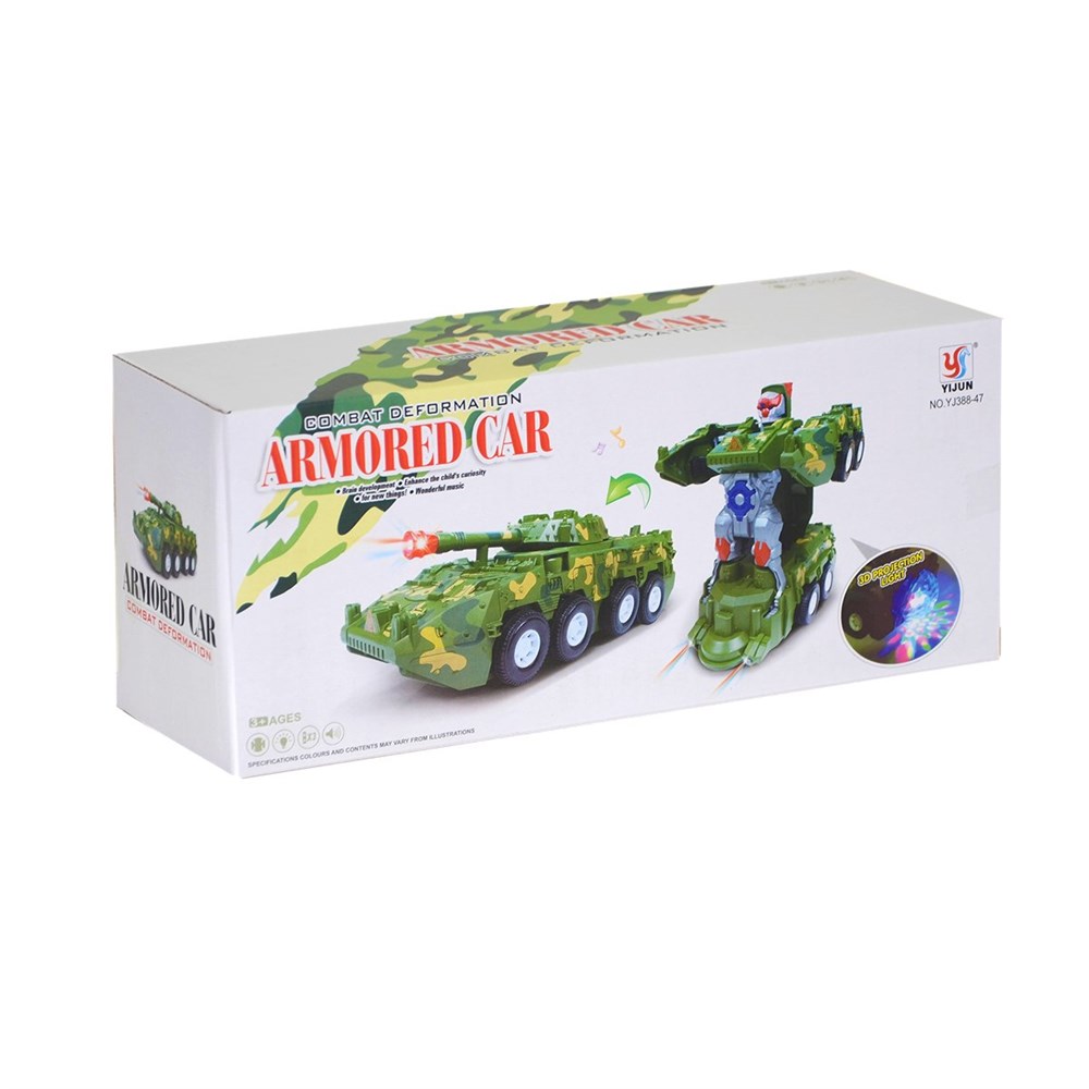 Kutulu Pilli Robot Olan Tank YJ388-47