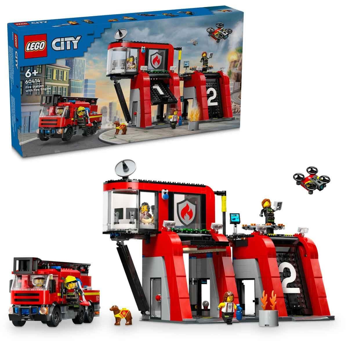 Lego City İtfaiye Kamyonlu İtfaiye Merkezi 60414 843 Parça