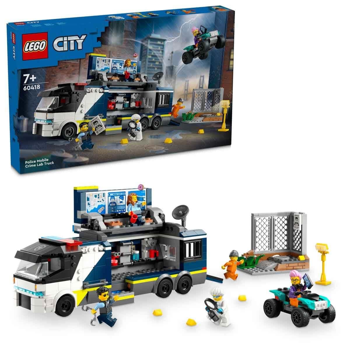 Lego City Polis Mobil Suç Laboratuvarı Kamyonu 60418