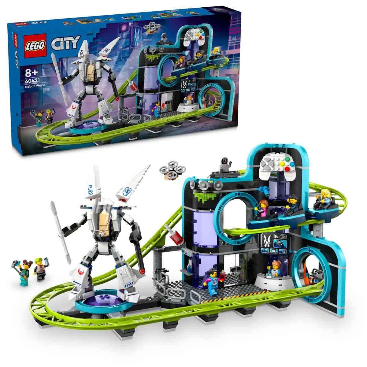 Lego City Robot Dünyası Hız Treni Parkı 60421 986 Parça