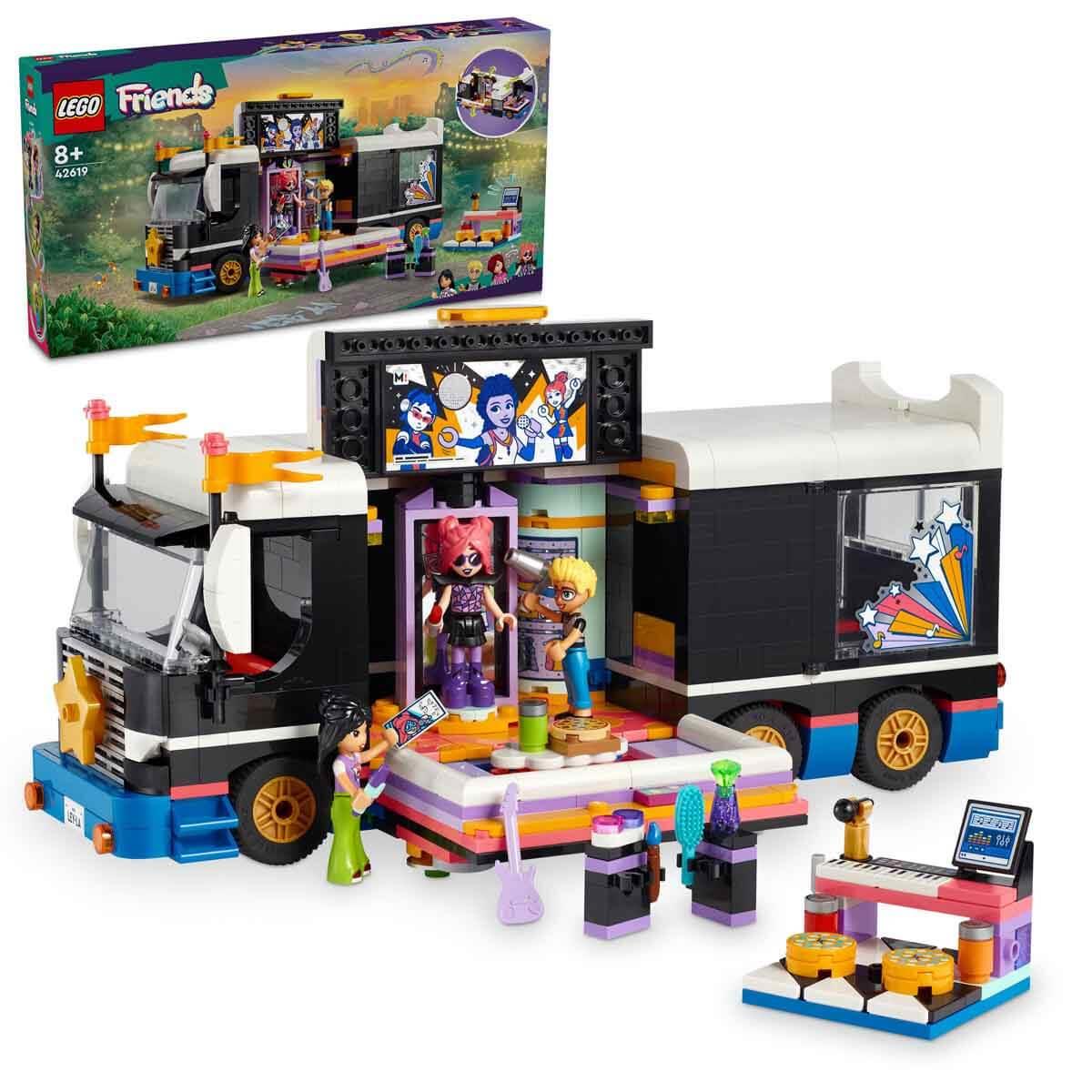 Lego Friends Pop Star Müzik Turne Otobüsü 42619 845 Parça