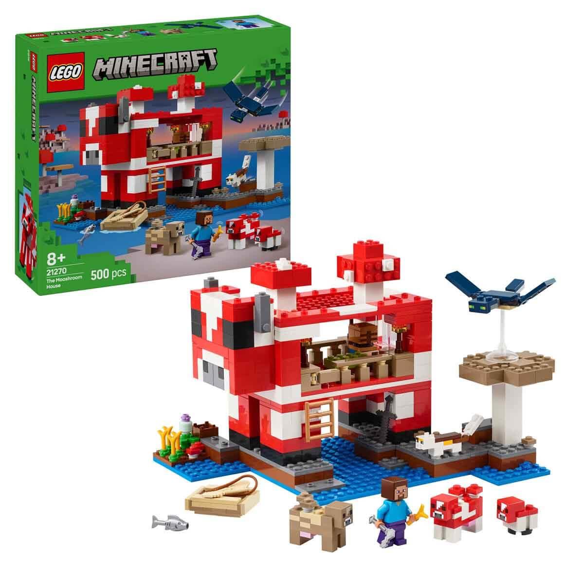 Lego Minecraft Mooshroom Evi 21270 500 Parça