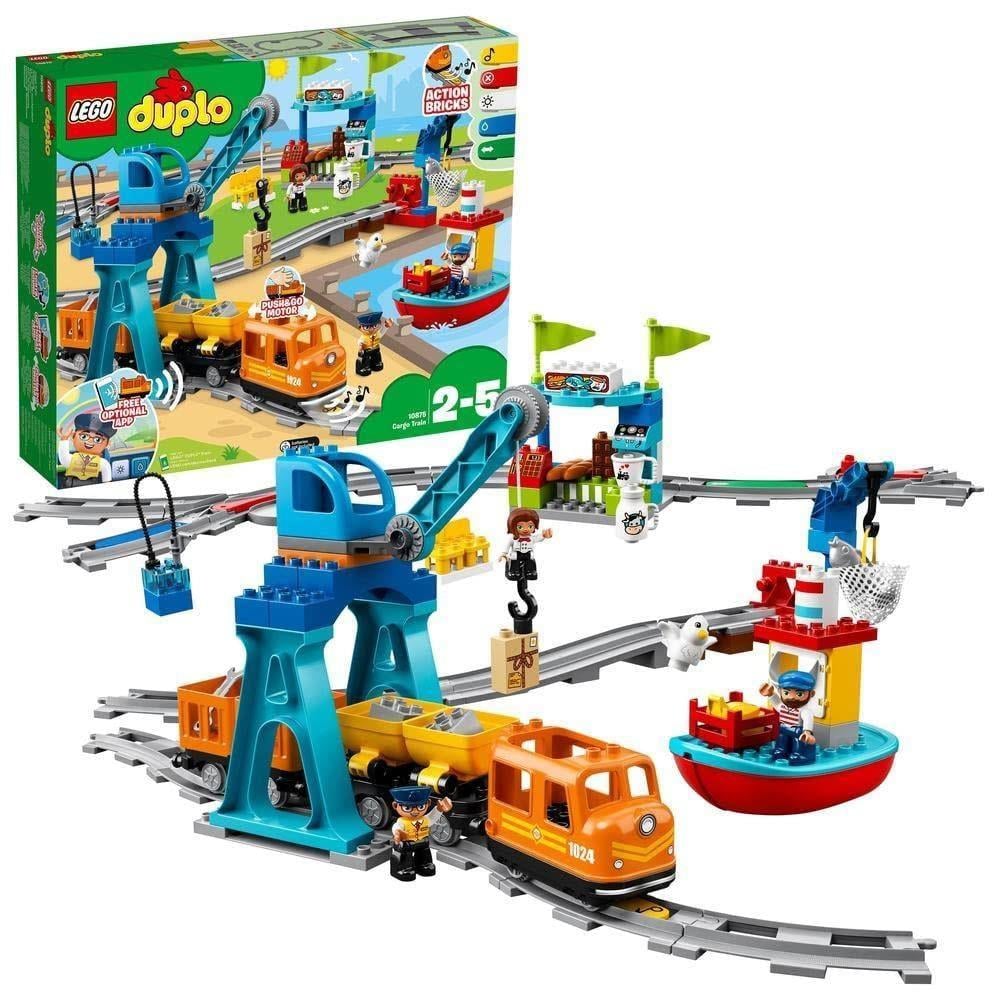 Lego Oyuncak Kargo Tren LED10875