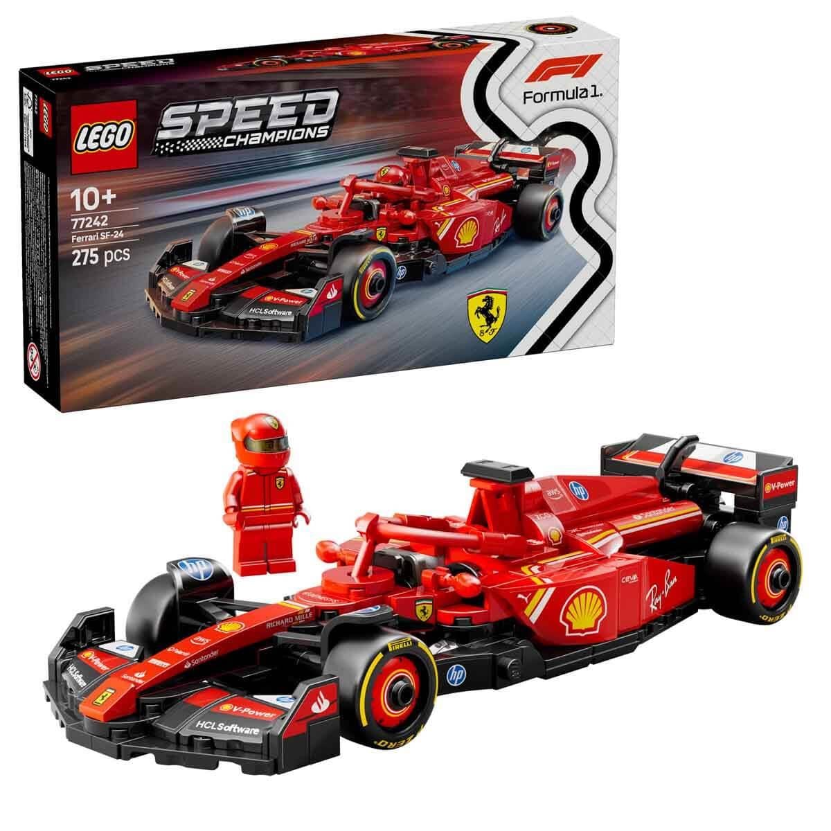 Lego Speed Champions Ferrari SF-24 F1 Yarış Arabası 77242