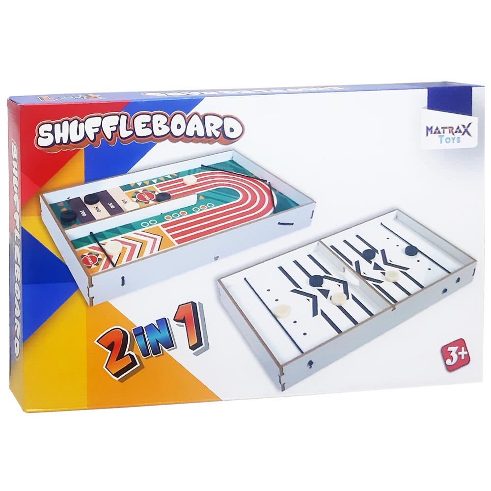 Matrax Oyuncak Shuffleboard 2 si 1 Arada